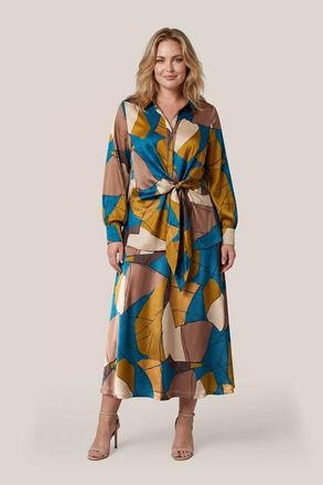 Mart Visser Harmony Print Blouse Petrol / Multi Maxi