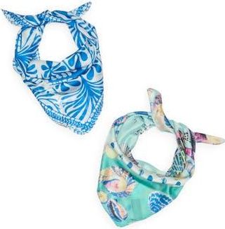 Vince Camuto Assorted 2-Pack Square Scarves in Blue at Nordstrom Rack