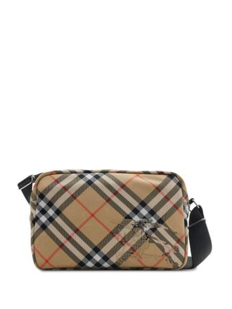 Burberry Borsa messenger con motivo Vintage Check - Toni neutri