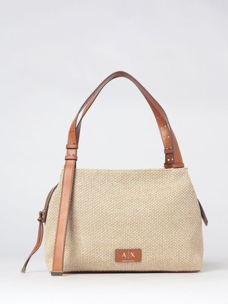 A|X Armani Exchange Borsa in rafia