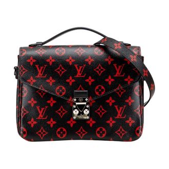 Louis Vuitton Pre-owned Printed Leather Satchel - Dames - Pre-owned - Veelkleurig - Maat: ONE Size Leer
