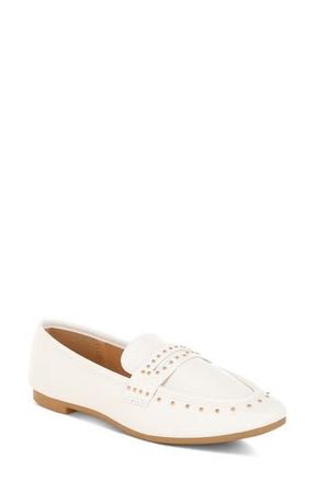 London Rag Dorlina Studded Flat in White at Nordstrom Rack, Size 8.5