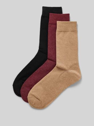 Jack & Jones Jack & Jones Socken aus Baumwoll-Mix Modell JACORDINARY im 3er-Pack in Hazel, Größe 1