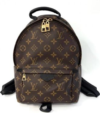 Louis Vuitton Black Brown Monogram Monogram Backpack (Pre-Owned)
