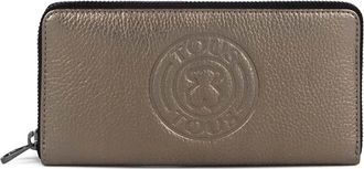 Tous Portafoglio con zip - Marrone