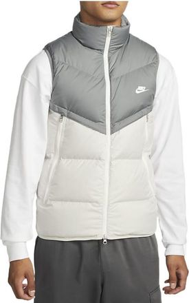 Nike Windproof Warm Stand Collar Down Vest Grey White DV1136-084