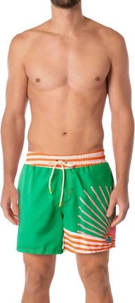Maaji Sunrise Colada Sailor Shorts In Green