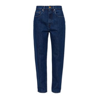 Jil Sander Straight Jeans, female, Blue, Size: 2XL Straight-leg Jeans