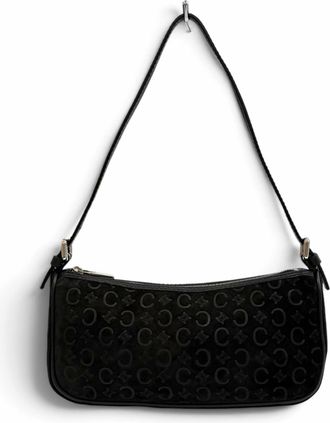 Celine Black Suede Leather Pouch (Pre-Owned)