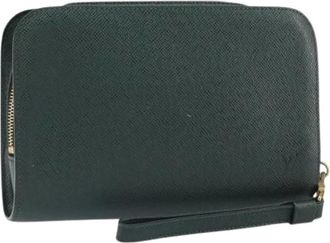 Louis Vuitton Pre-owned Clutches, female, Green, Size: ONE SIZE Pre-owned Vintage Clutch