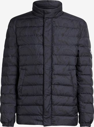 Etro Kurze Daunenjacke mit Stehkragen und Paisley-Print