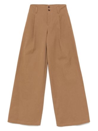 Chloé buttoned trousers - Brown