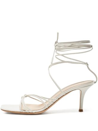 Gianvito Rossi strappy heeled sandals - White