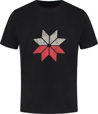 Osklen illustration-print T-shirt - men - Certified Cotton - P - Black