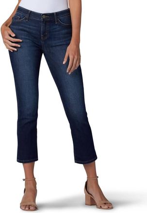 Lee Flex Motion Bewitched Capri Jean In Vintage Blue