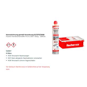 Fischer Malet&iacute;n Para Artesano Fis Vl 300 T 30 Piezas - 558724