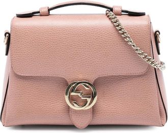 Gucci Borsa a tracolla Dollar Calf GG piccola in pelle di vitello 2016-2025 - Rosa