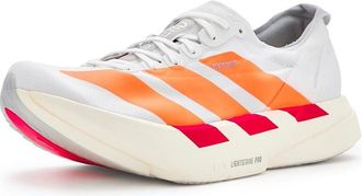 adidas Adizero Adios Pro 4 Running Shoes Mens Shoes White/Lucid Red : 13.5 D - Medium, Rubber/Textile