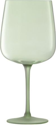 LSA Arc Contrast Set of 4 Wine Glasses in Moss at Nordstrom