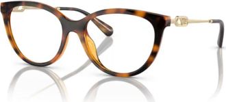 Emporio Armani 0ea4213u Tortoiseshell Cat-Eye Sunglasses with Metallic Accents