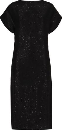 Philosophy di Lorenzo Serafini Womens Sequin Dress - Black viscose - Size EU 44 (Womens)