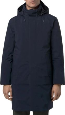K-Way Thomal Bonded Padded - Heren - Parka Jassen - Blauw - L - Polyester - Jassen