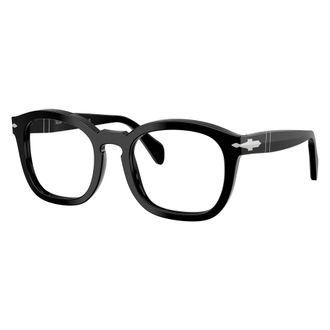 Persol Glasses, unisex, Black, Size: 52 MM Optical Frame