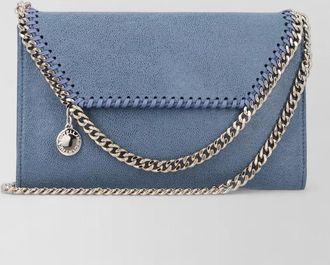 Stella McCartney falabella chain crossbody vegan wallet bag
