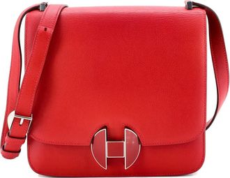 Herm&egrave;s 2002 Evercolor 20 shoulder bag - Rosso