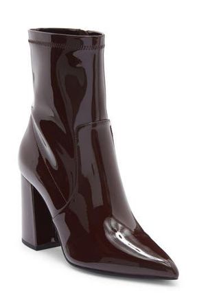 Abound Billie Pointed Toe Boot in Brown Patent at Nordstrom Rack, Size 9.5