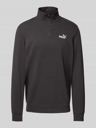 Puma Sweatshirt mit Stehkragen in Black, Größe XXL