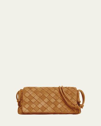 Bottega Veneta Smooth Suede Crossbody Bag