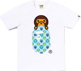 A Bathing Ape (WMNS) A Bathing Ape Milogram Sweets Milo On Ape Head T-Shirt White 2M80-210-010-WHT