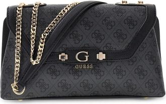 Guess Lindsey Convertible Xbody Flap - female - Guess - Shoulder Bags - Black - ONE SIZE - Bags