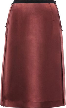 Maison Margiela Satin Midi Skirt