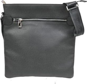 Louis Vuitton Vintage, unisex, Zwart, ONE Size, Leer, Pre-owned Vintage Cross Body Bag