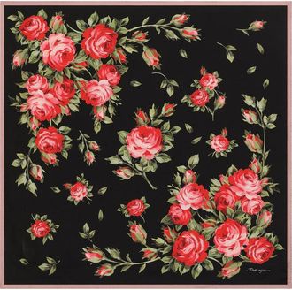 Dolce & Gabbana Scarves Nero, Rosso-Donna