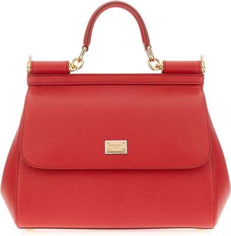 Dolce & Gabbana Borsa tote Sicily grande - Rosso