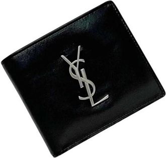 Saint Laurent Pre-owned Wallets, male, Black, Size: ONE SIZE Pre-owned Vintage Wallet