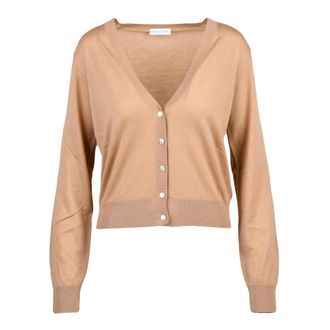 Ballantyne Truien & Vesten, Dames, Bruin, M, Wol, Korte Cardigan