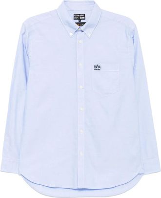 Izzue Camicia con ricamo - Blu