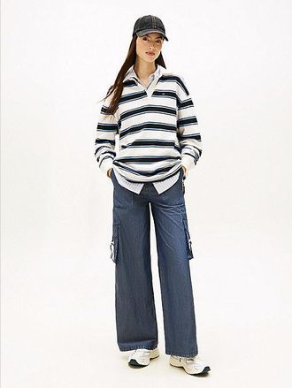 Tommy Hilfiger Pantal&oacute;n cargo de pernera ancha