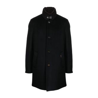 Moorer Heren, Mantels, Blauw, Maat: L