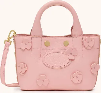 Hammitt Hammitt Olympia Tote Flamingo Flora Brushed Gold Mini