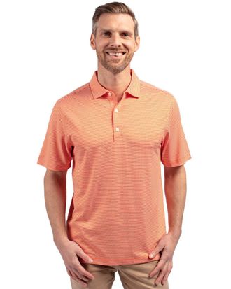 Cutter & Buck Forge Eco Double Stripe Stretch Recycled Mens Polo