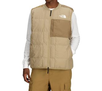 The North Face Unwind Vest In Khaki Stone/utility Brown