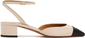 Aquazzura Two-tone Leather Pumps