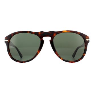 Persol Mens Sunglasses 649 24/31 Havana Green 54mm - Brown - One Size