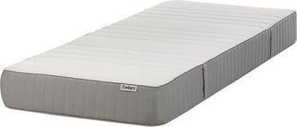 Beliani Beliani - Materasso eu Duro 80 x 200 cm Bianco Grigio Schiuma Imbottitura Poliestere Sfoderabile Fancy