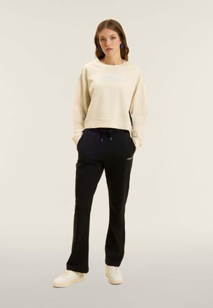 Freddy Trainingshose FREDDY Trainerhose S26WMVP4, Damen, Gr. L, EURO, schwarz, wei&szlig;, Obermaterial: 92% Baumwolle CO. 8% Elasthan EL., Hosen Trainingshose